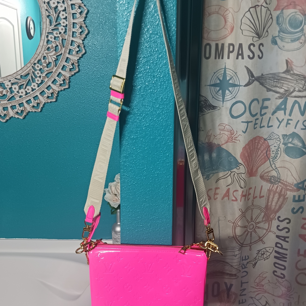 Vibrant Pink Crossbody Bag